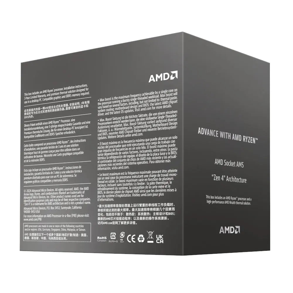 AMD RYZEN 7 8700F 8-Core 4.1GHZ AM5 CPU