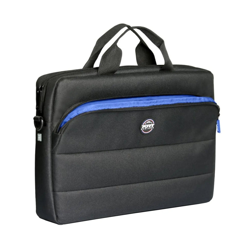 Port Designs Portland II Eco 14/16" Essential Top Loading Laptop Bag – Grey