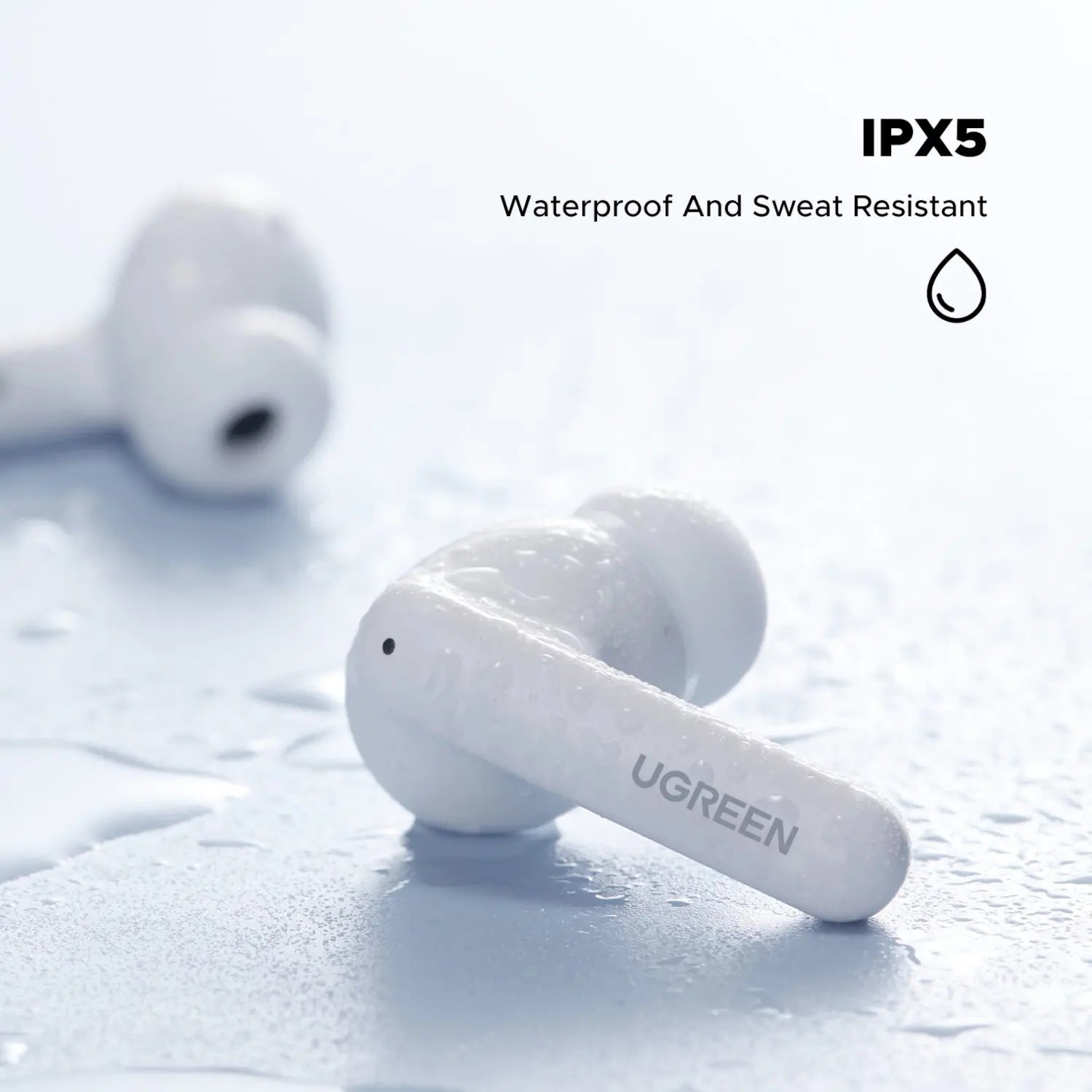 UGREEN EchoBuds Magic Wireless (In-Ear Earphones)–White
