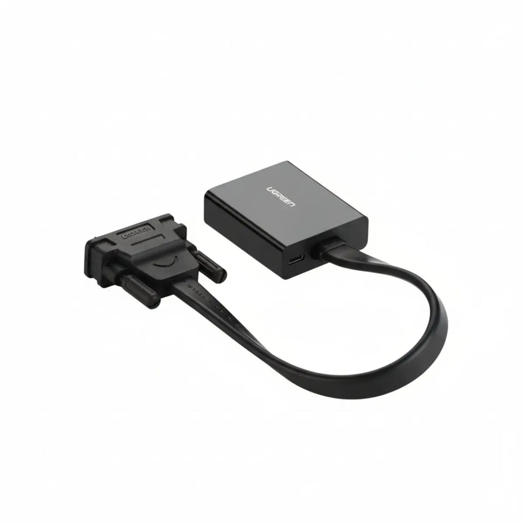 UGREEN DVI-D 24+1 to VGA Active Video Adapter (Male to Female) – Black