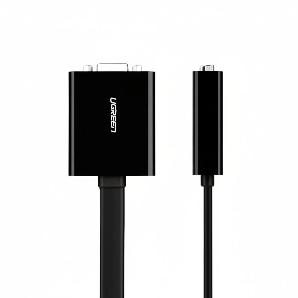 UGREEN DVI-D 24+1 to VGA Active Video Adapter (Male to Female) – Black