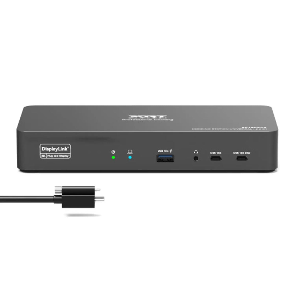 PORT2 x 4K USB-C desktop docking station 11 peripherals 96W