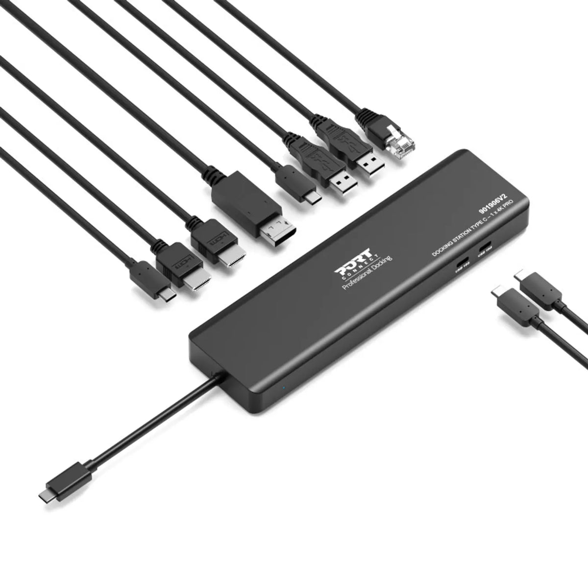 PORT Mobile docking station 1 X 4K USB-C 9 devices 100W
