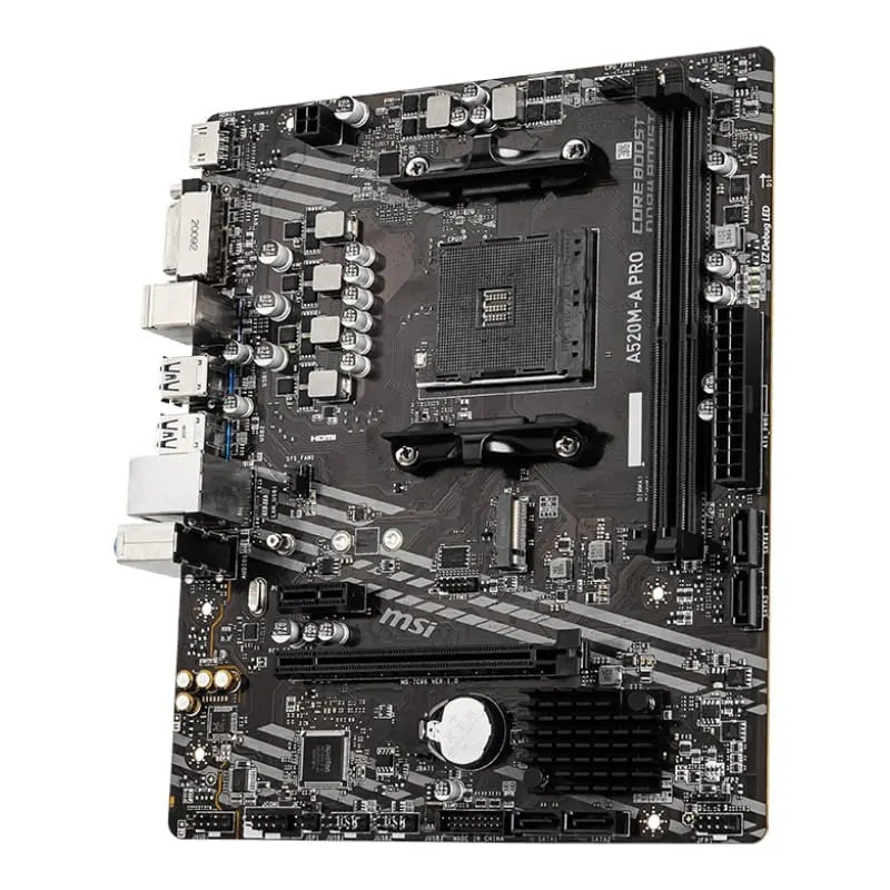 MSI A520M-A PRO AM4 AMD MATX Gaming Motherboard