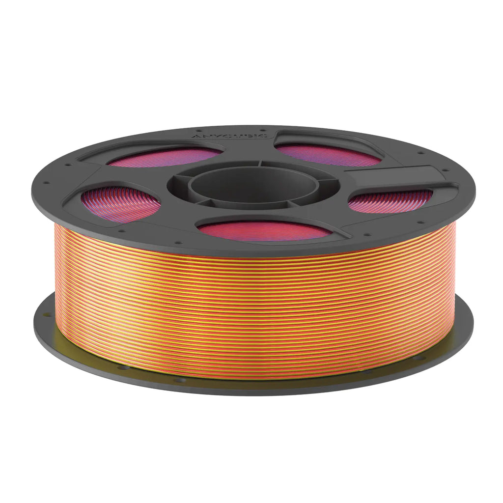 Anycubic PLA Silk Tri-colour Filament 1kg – Red/Blue/Yellow