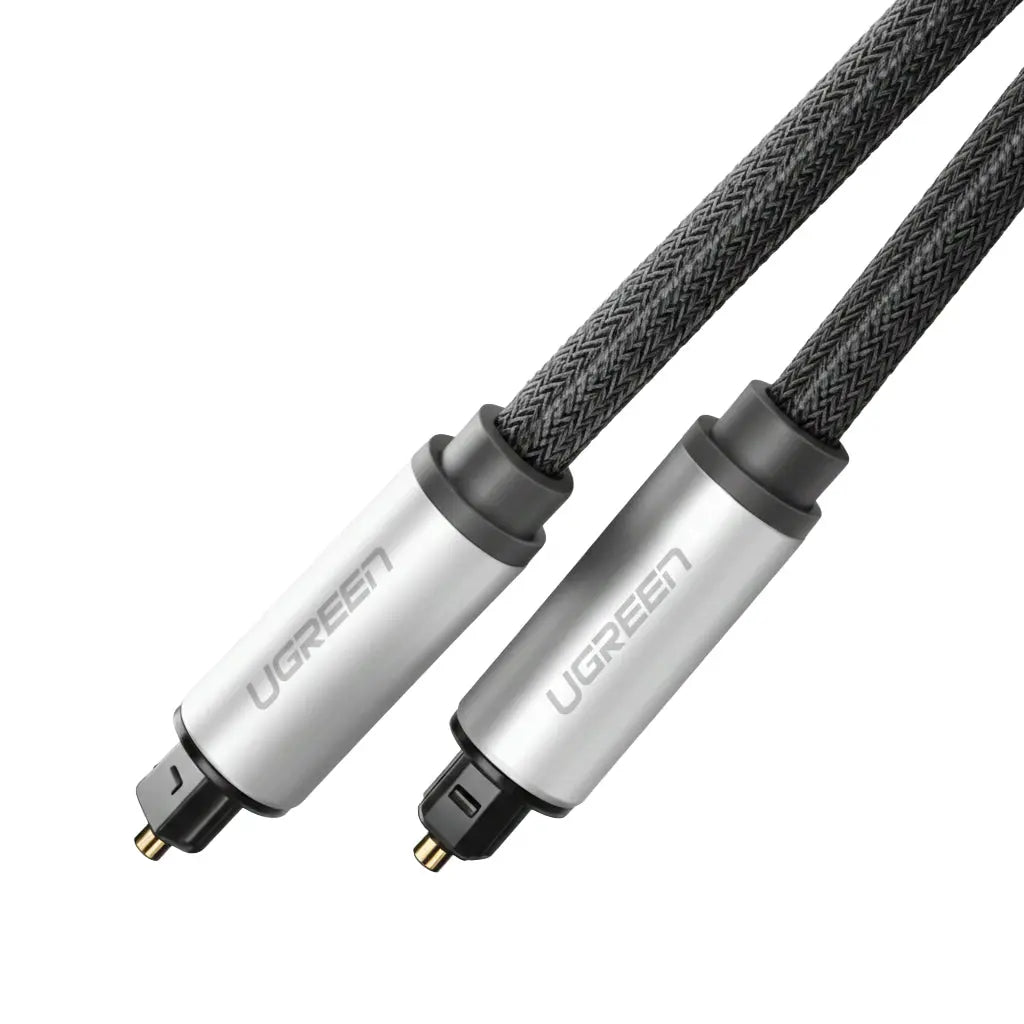 UGREEN AV108 Male to Male Toslink Optical Audio Cable 2m–Grey