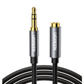UGREEN AV118 3.5mm AUX Extension Cable 1m – Male to Female –(Black)