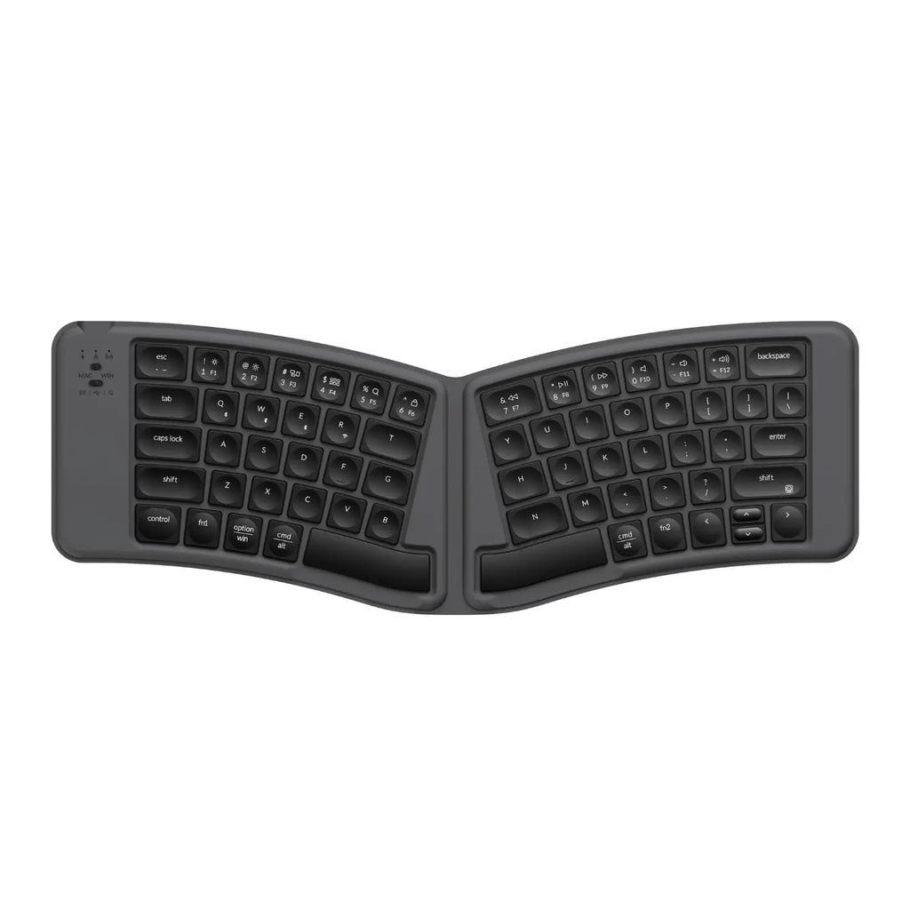 Keychron B11 Pro Ultra-Slim Wireless Foldable Keyboard Alice Layout - Space Gray