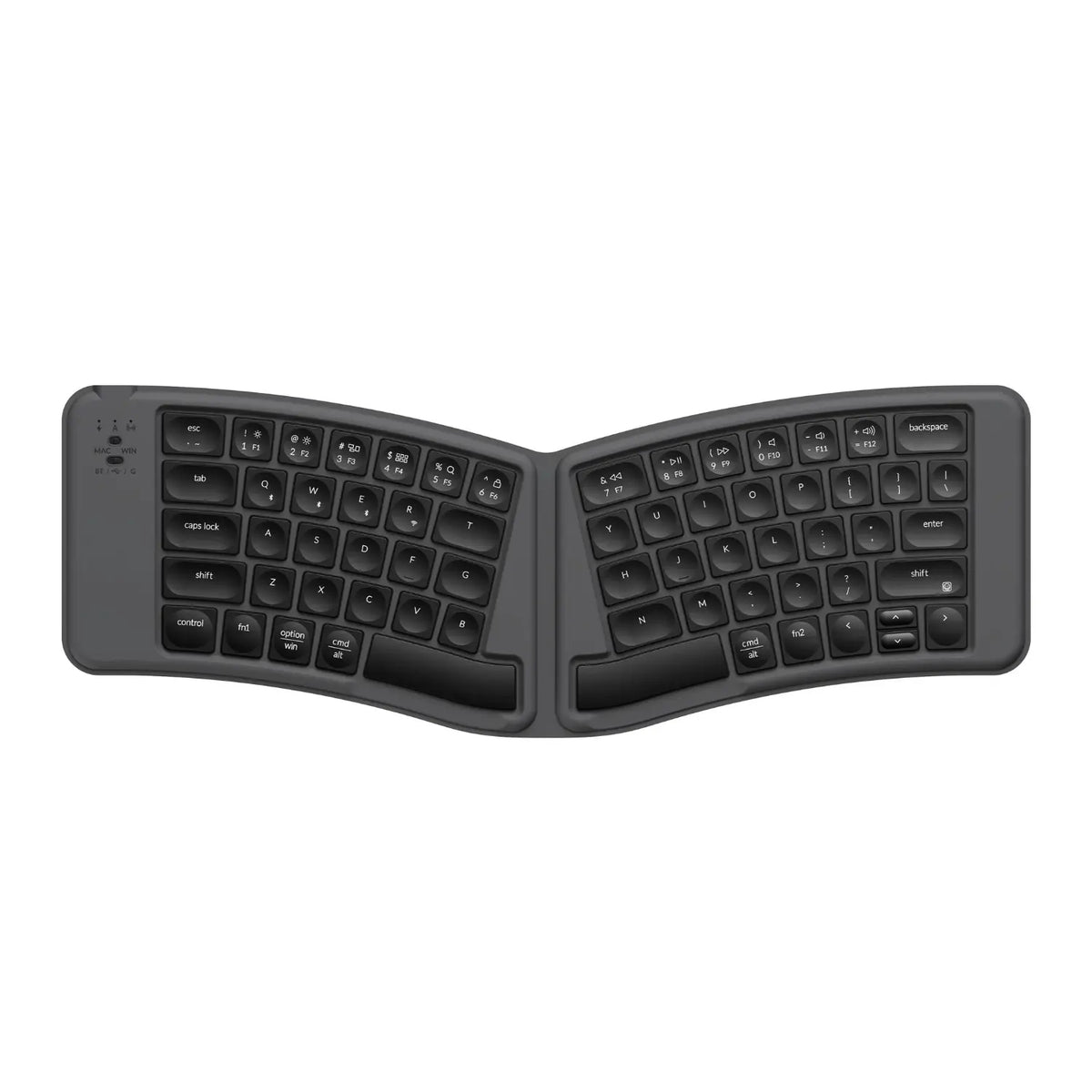 Keychron B11 Pro Ultra-Slim Wireless Foldable Keyboard Alice Layout - Space Gray