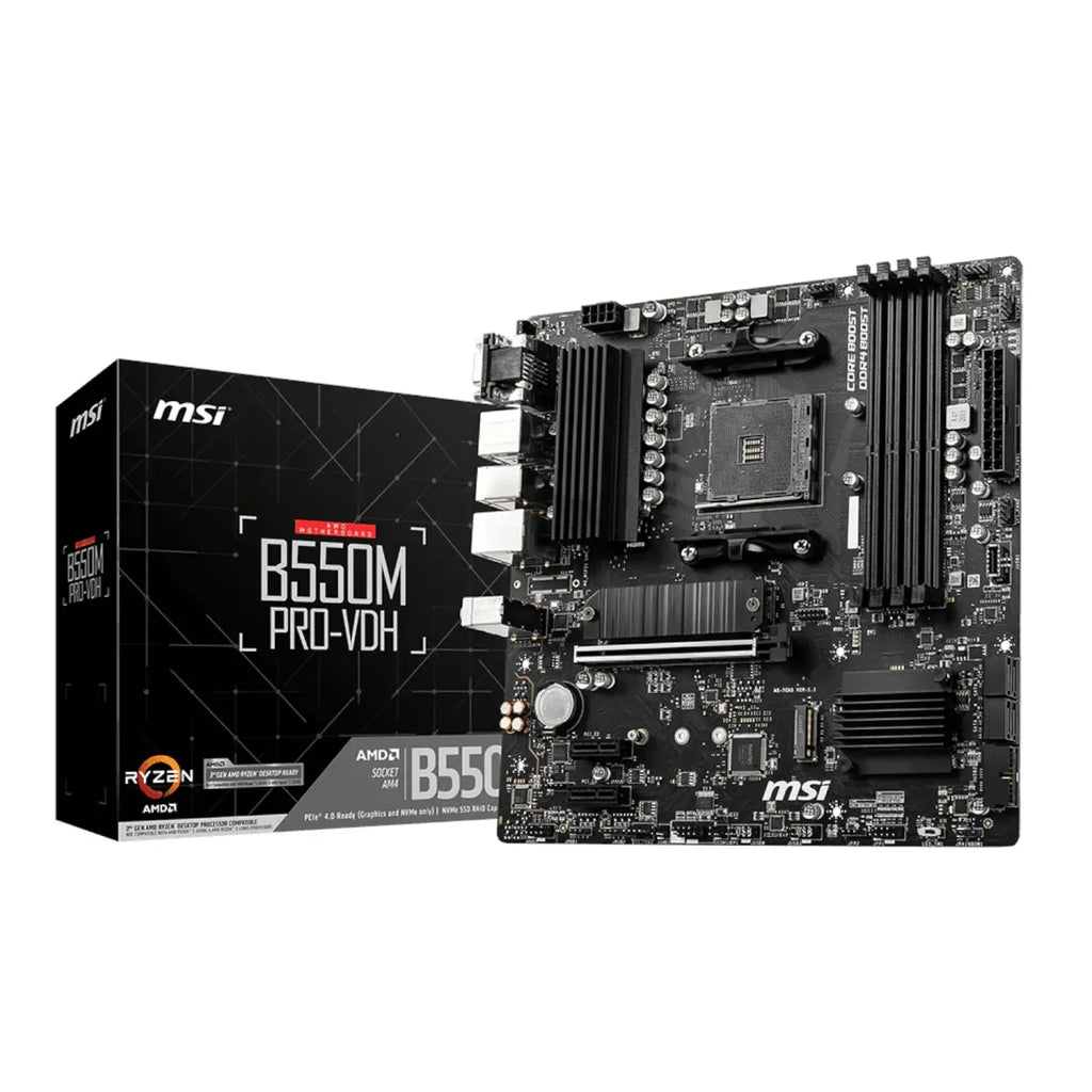 MSI B550M PRO-VDH AM4 M-ATX Motherboard