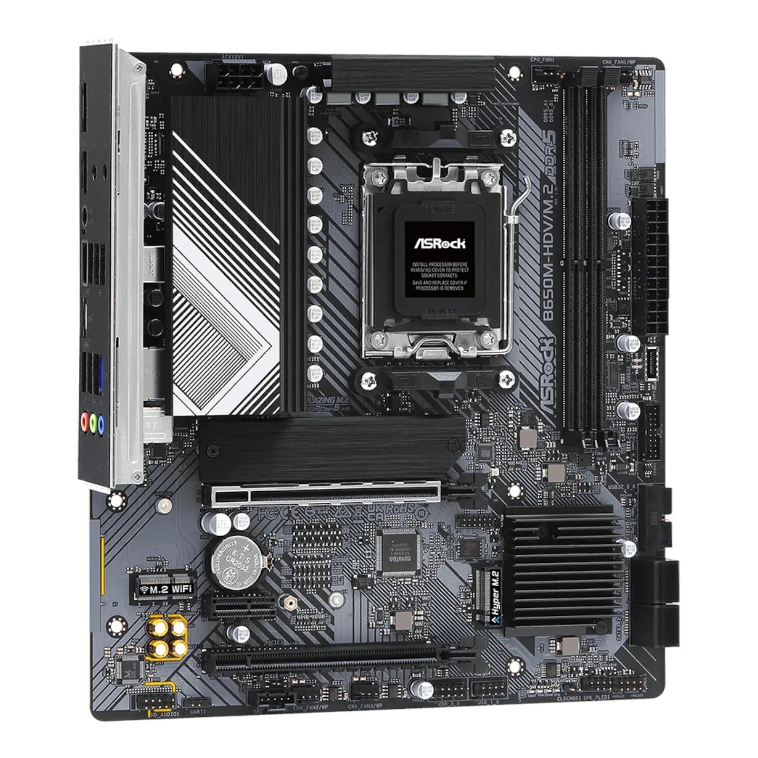 ASRock B650M-HDV/M.2 AM5 Micro-ATX Motherboard