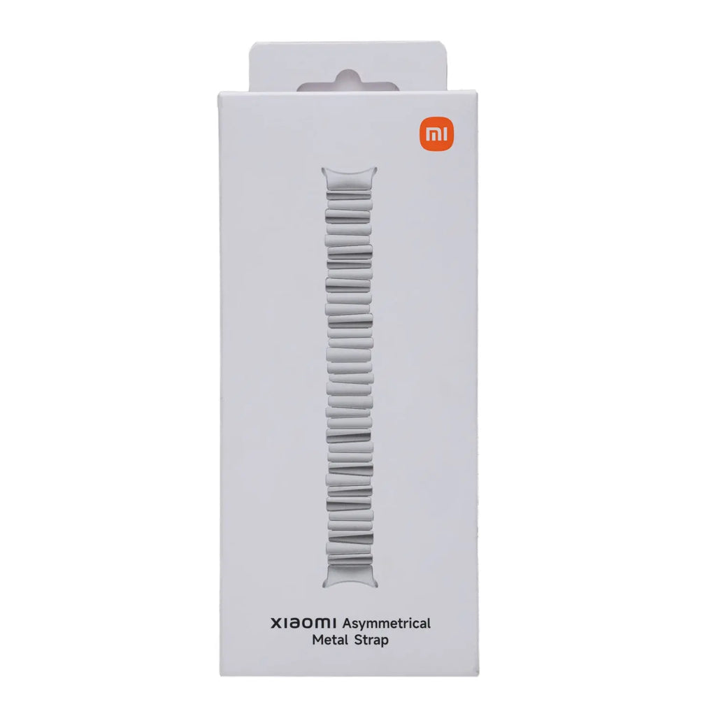 Xiaomi Smart Band 10 Asymmetrical Metal Strap – Silver
