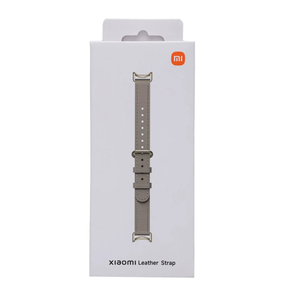 Xiaomi Smart Band 10 Leather Strap - Grey