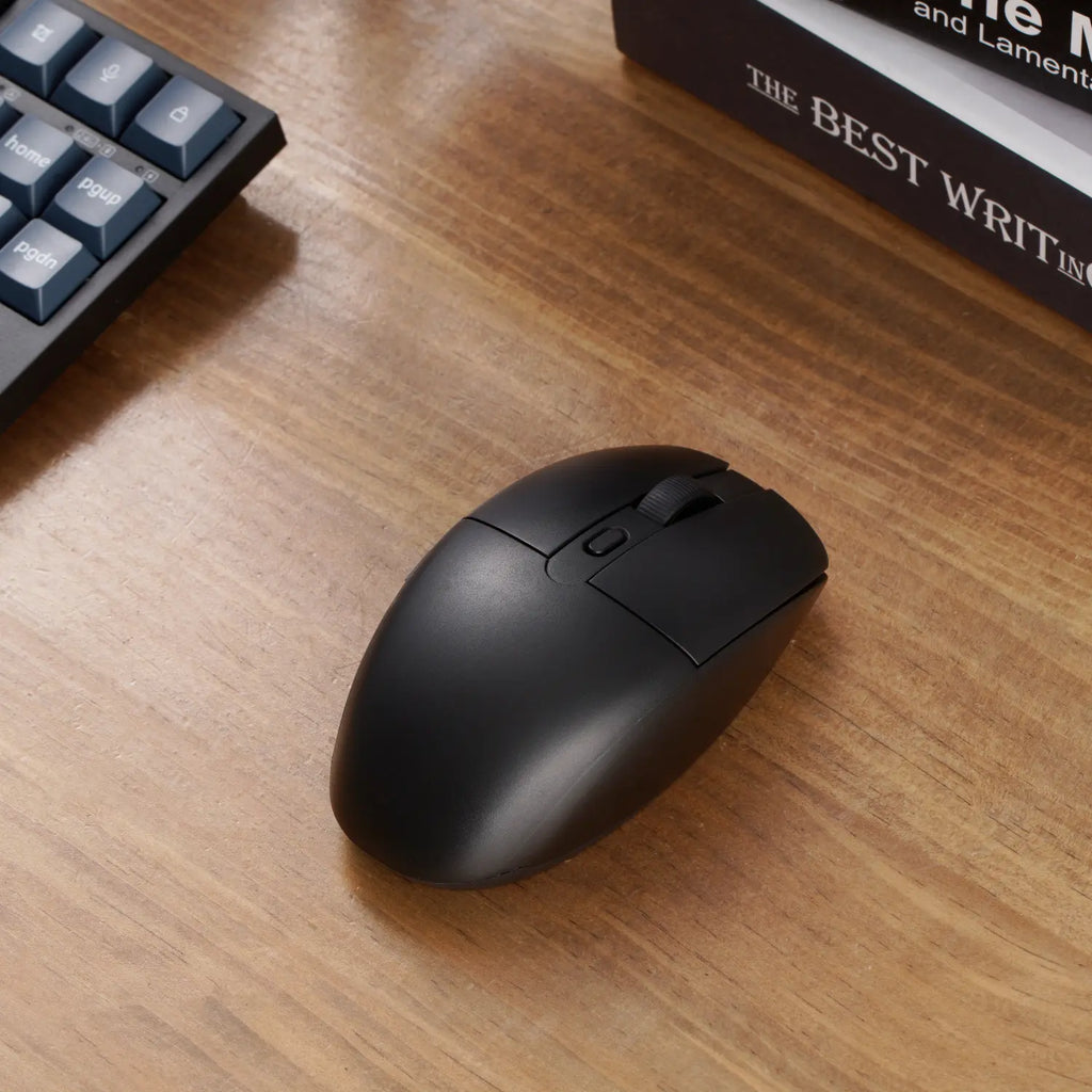 Keychron BM22-A9 1K Huano Micro Switch Wireless Mouse (BT/2.4GHz/Wired) - Black