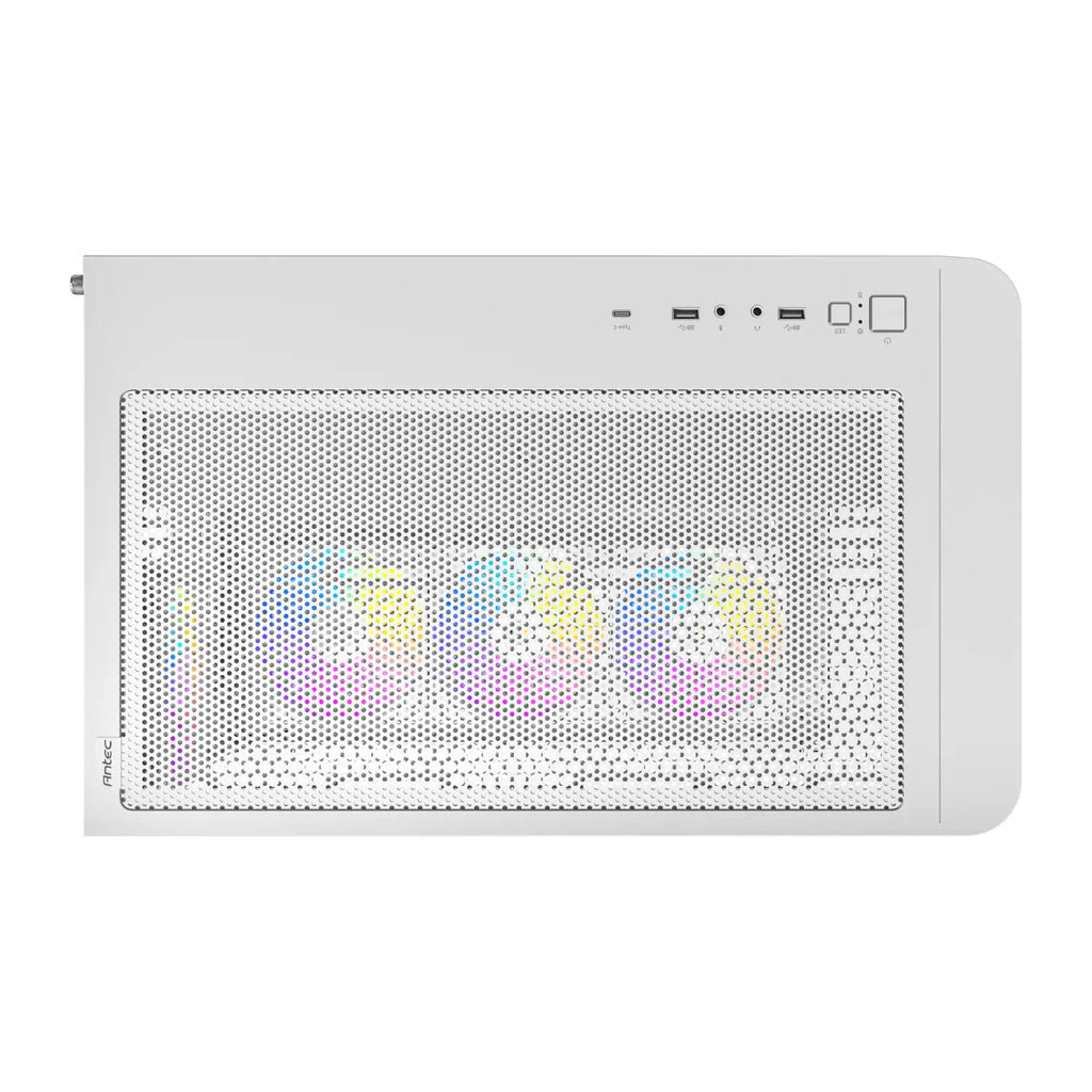 Antec C5 CURVED ARGB ATX | Micro-ATX | ITX ARGB Dual Chamber Mid-Tower Gaming Chassis - White