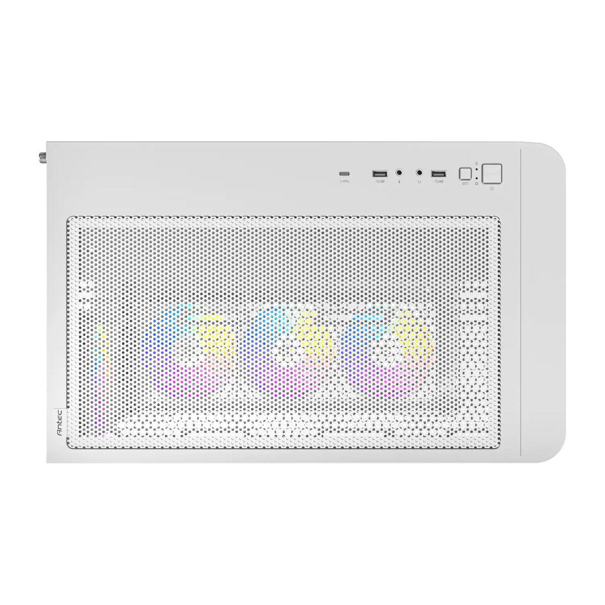 Antec C5 CURVED ARGB ATX | Micro-ATX | ITX ARGB Dual Chamber Mid-Tower Gaming Chassis - White