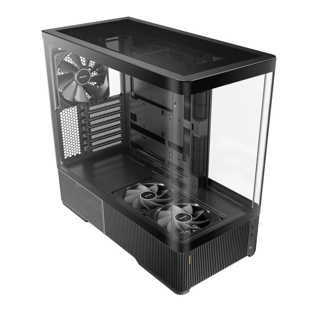 Antec C6 CURVED AIR ATX | Micro-ATX | ITX Mid-Tower Gaming Chassis - Black