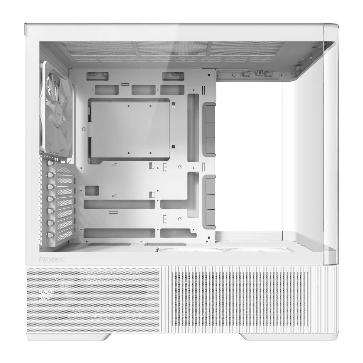 Antec C6 CURVED AIR ATX | Micro-ATX | ITX Mid-Tower Gaming Chassis - White