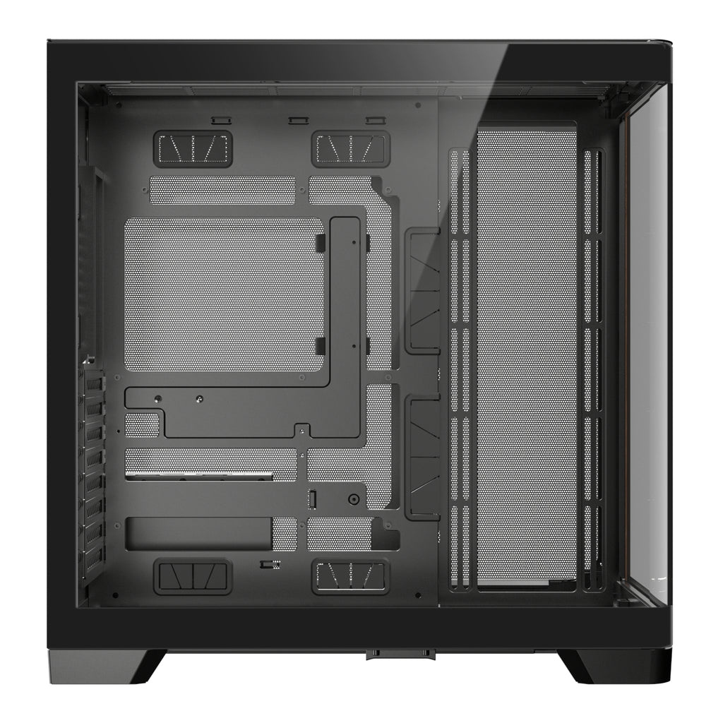 Antec C8 Curved Wood E-ATX | ATX | Micro-ATX | ITX Dual Chamber Gaming Chassis - Black