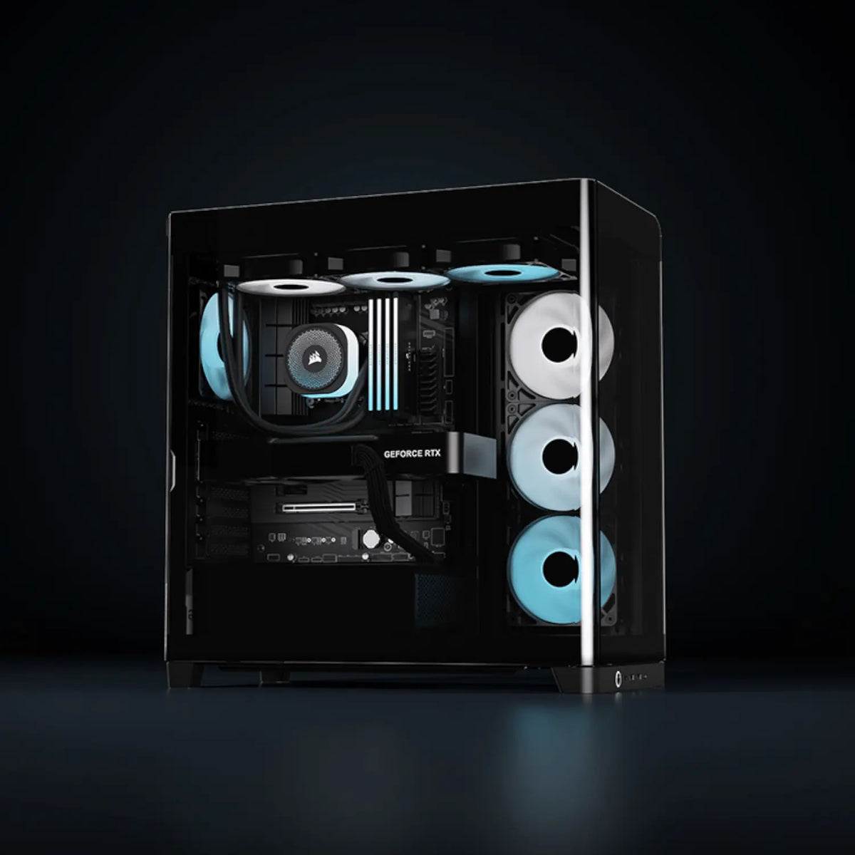 Corsair FRAME 4500X RS-R ARGB Panoramic Glass Mid-Tower PC Case - Black