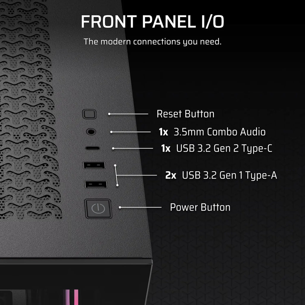 Corsair 3500X RS-R ARGB Mid-Tower PC Case - Black
