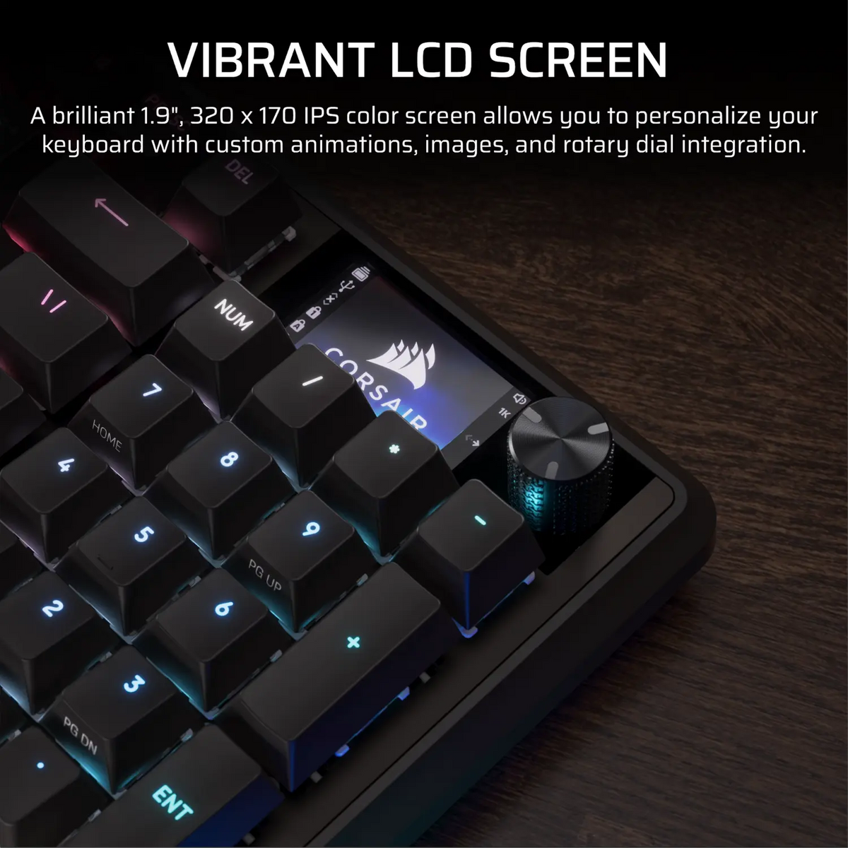 Corsair VANGUARD 96 Mechanical Gaming Keyboard, CORSAIR MLX Plasma - Black