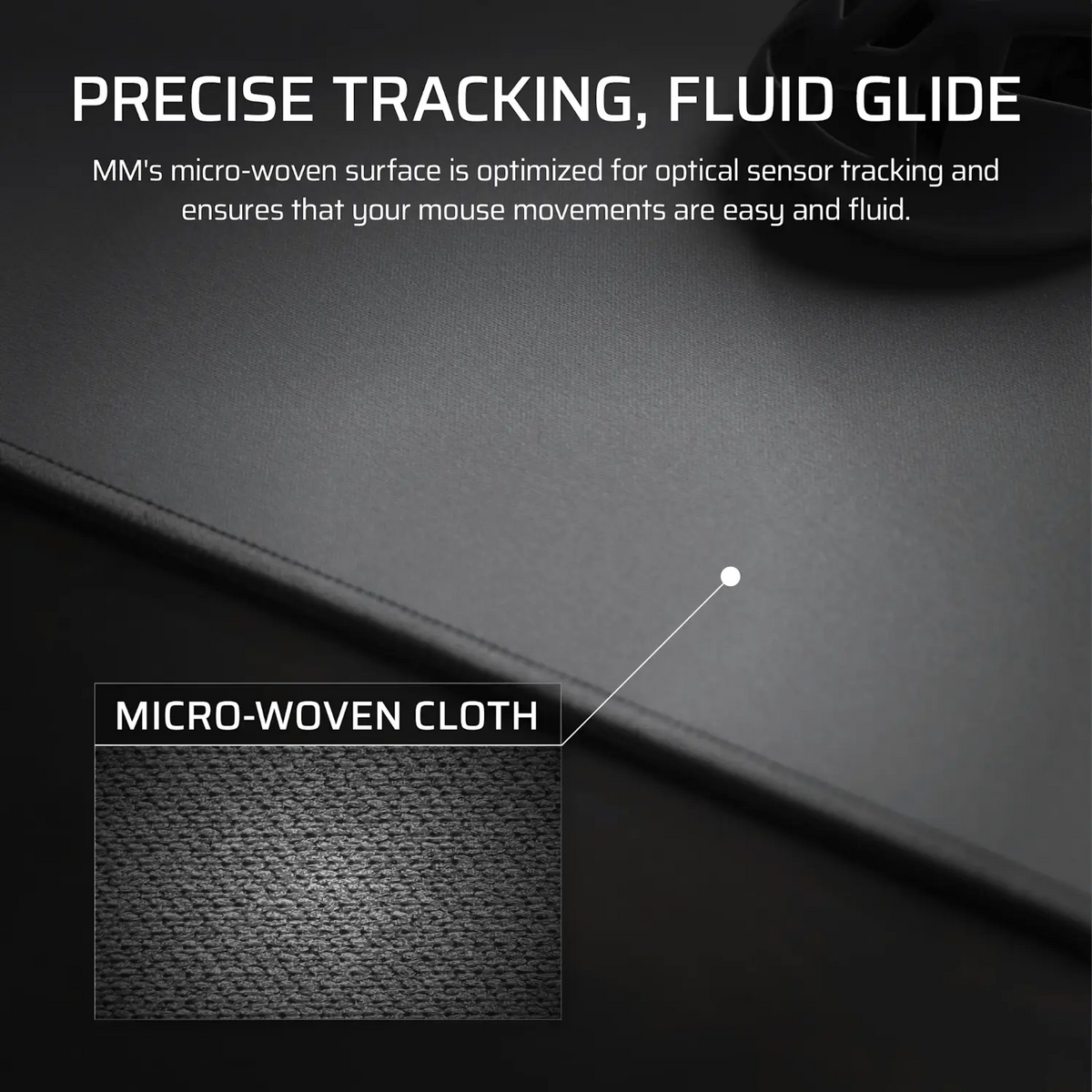 Corsair MM Anti-fray Cloth Gaming Mouse Pad XL - Gray
