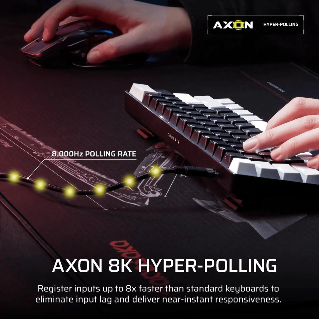 Corsair CLIPPER PRO MINI 60 Hall Effect Gaming Keyboard - Black
