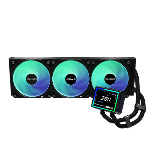 ASRock Challenger 360 Digital AIO Liquid Cooler - Black