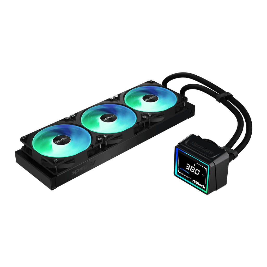 ASRock Challenger 360 Digital AIO Liquid Cooler - Black