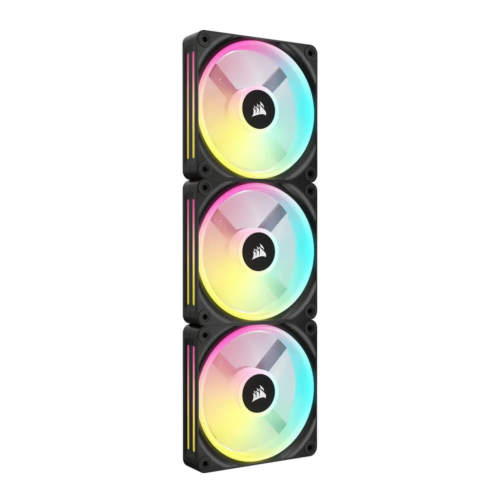 Corsair iCUE LINK QX120 RGB 120mm PWM PC Fans Starter Kit with iCUE LINK System Hub