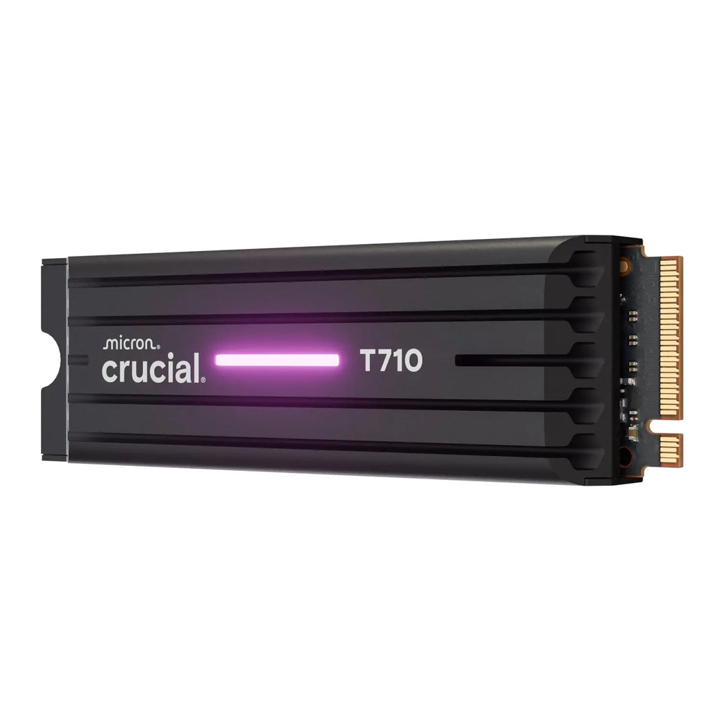 Crucial T710 2TB M.2 NVMe Gen5 NAND SSD with Heatsink