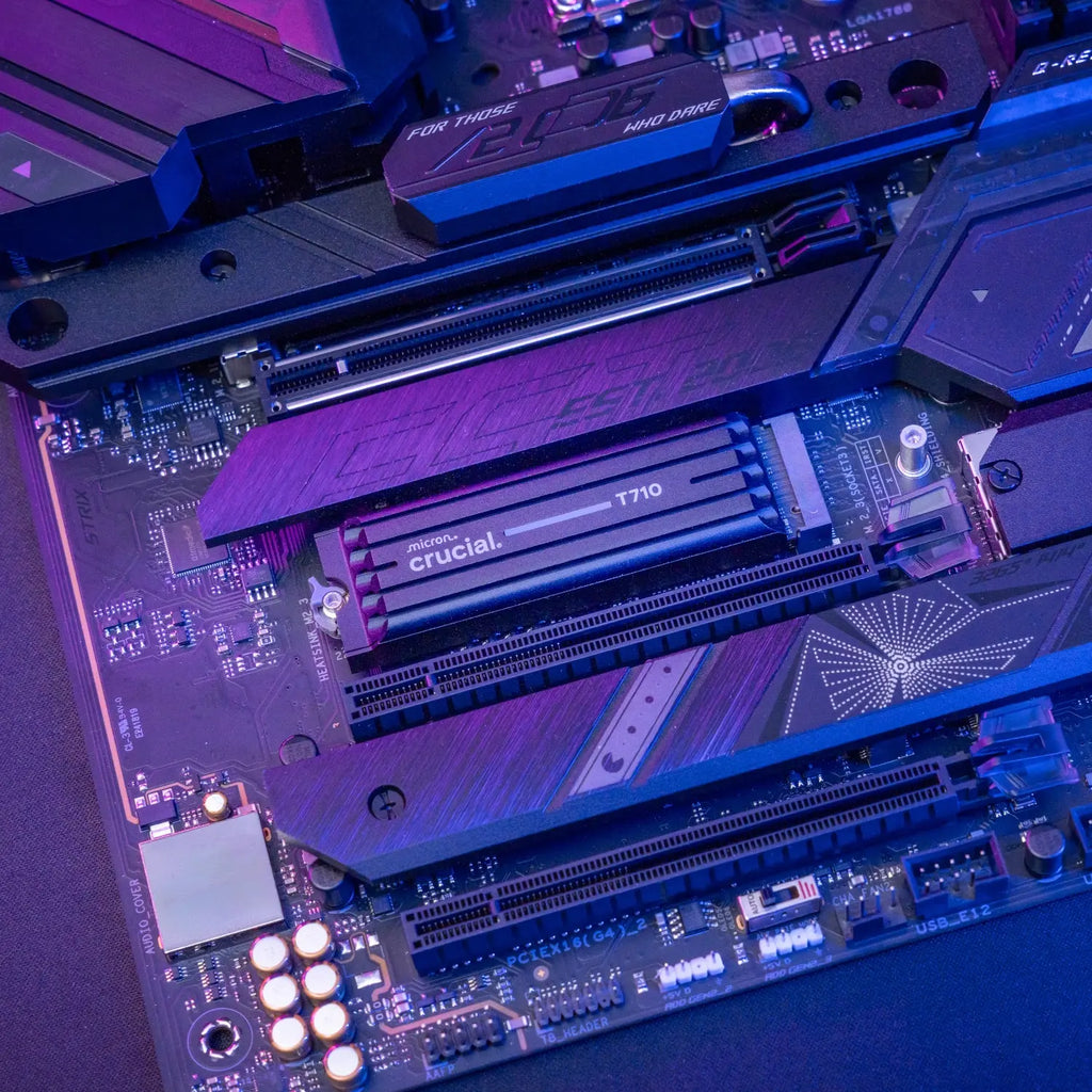 Crucial T710 2TB M.2 NVMe Gen5 NAND SSD with Heatsink