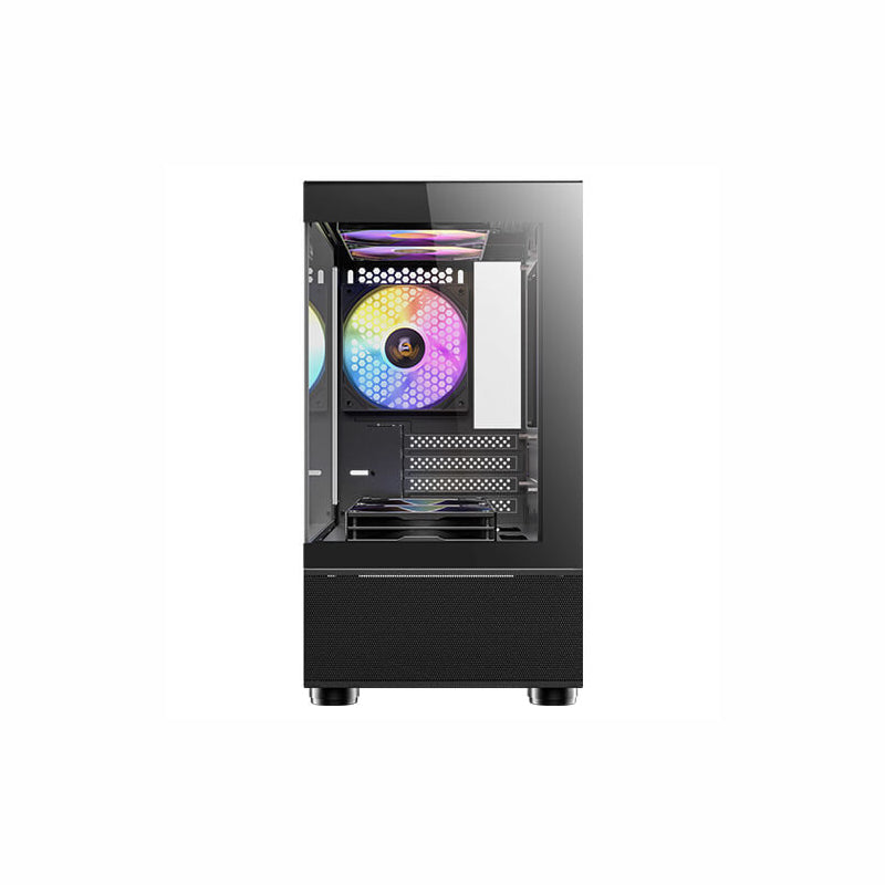 Antec CX200M Elite Micro-ATX | ITX RGB Mini-Tower Gaming Chassis - Black