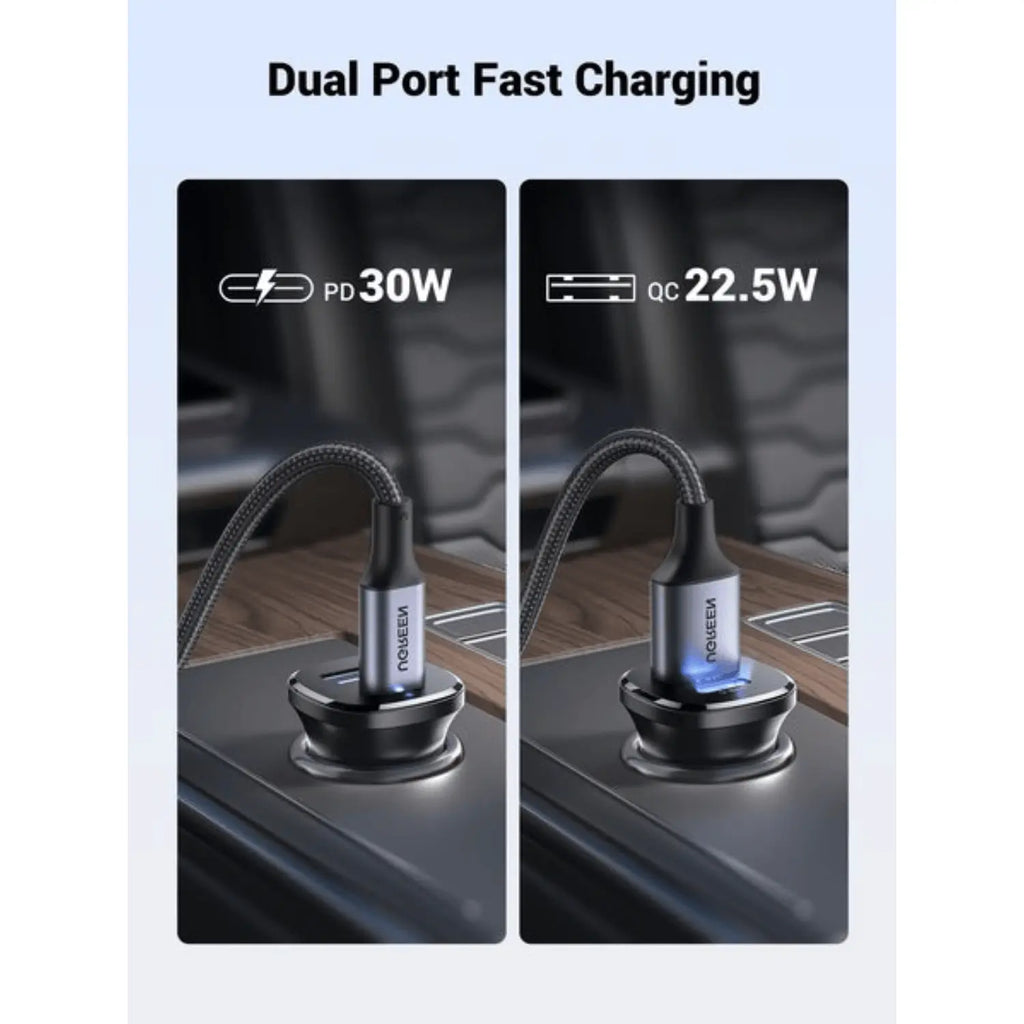 UGREEN Car Charger Fast Charging 30W 2Ports