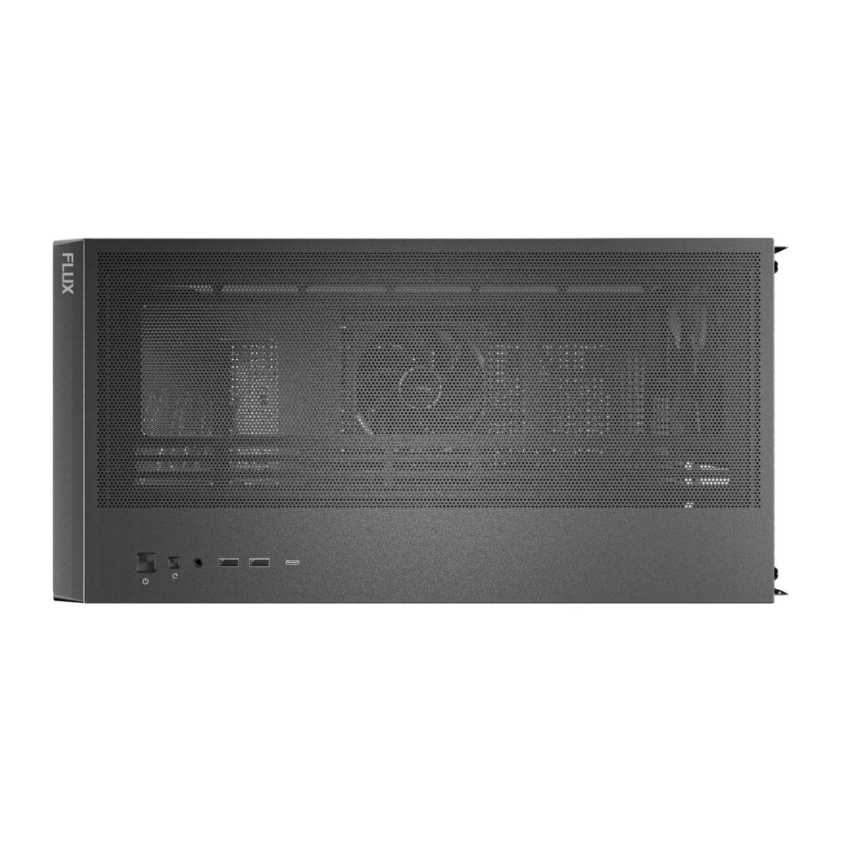 Antec FLUX SE E-ATX | ATX | Micro-ATX | ITX Mid-Tower Gaming Chassis Wood Front Panel- Black