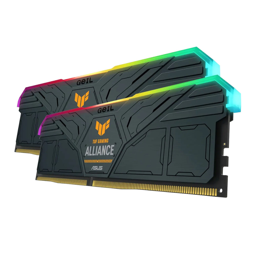GeiL Gemini TUF RGB 32GB DDR5 6000MHz Desktop Gaming Memory Kit (2 x 16GB) – Grey