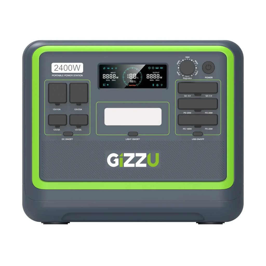 Gizzu Hero Pro 2048Wh/2400W UPS Power Station With App