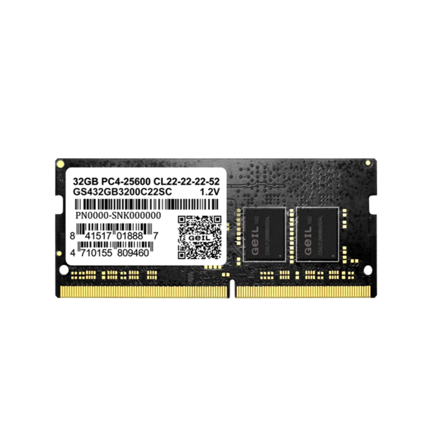GeIL Pristine 4GB DDR4 2666MHz SODIMM Notebook Memory
