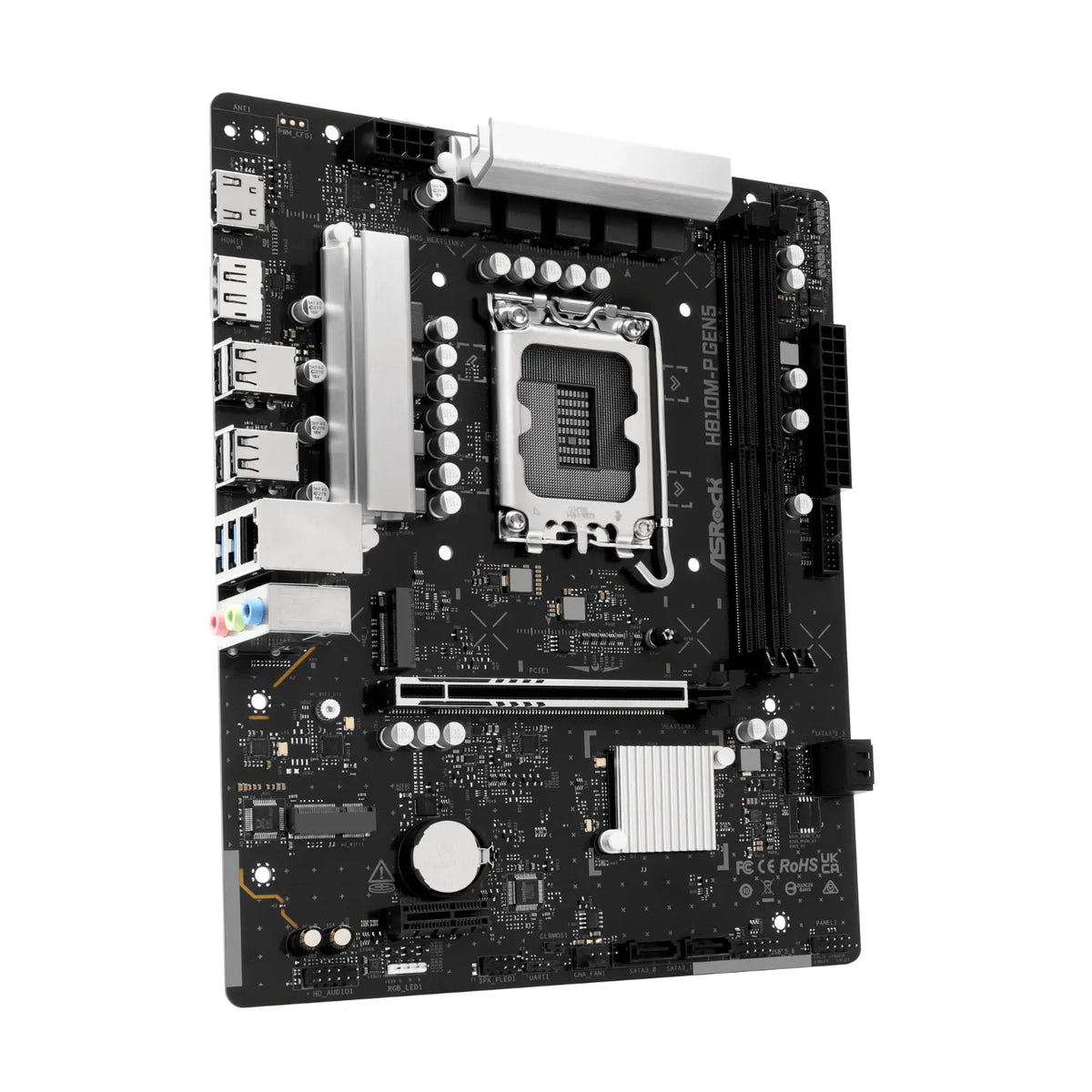 ASROCK H810M-P Gen 5 Intel LGA 1851 M-ATX Motherboard