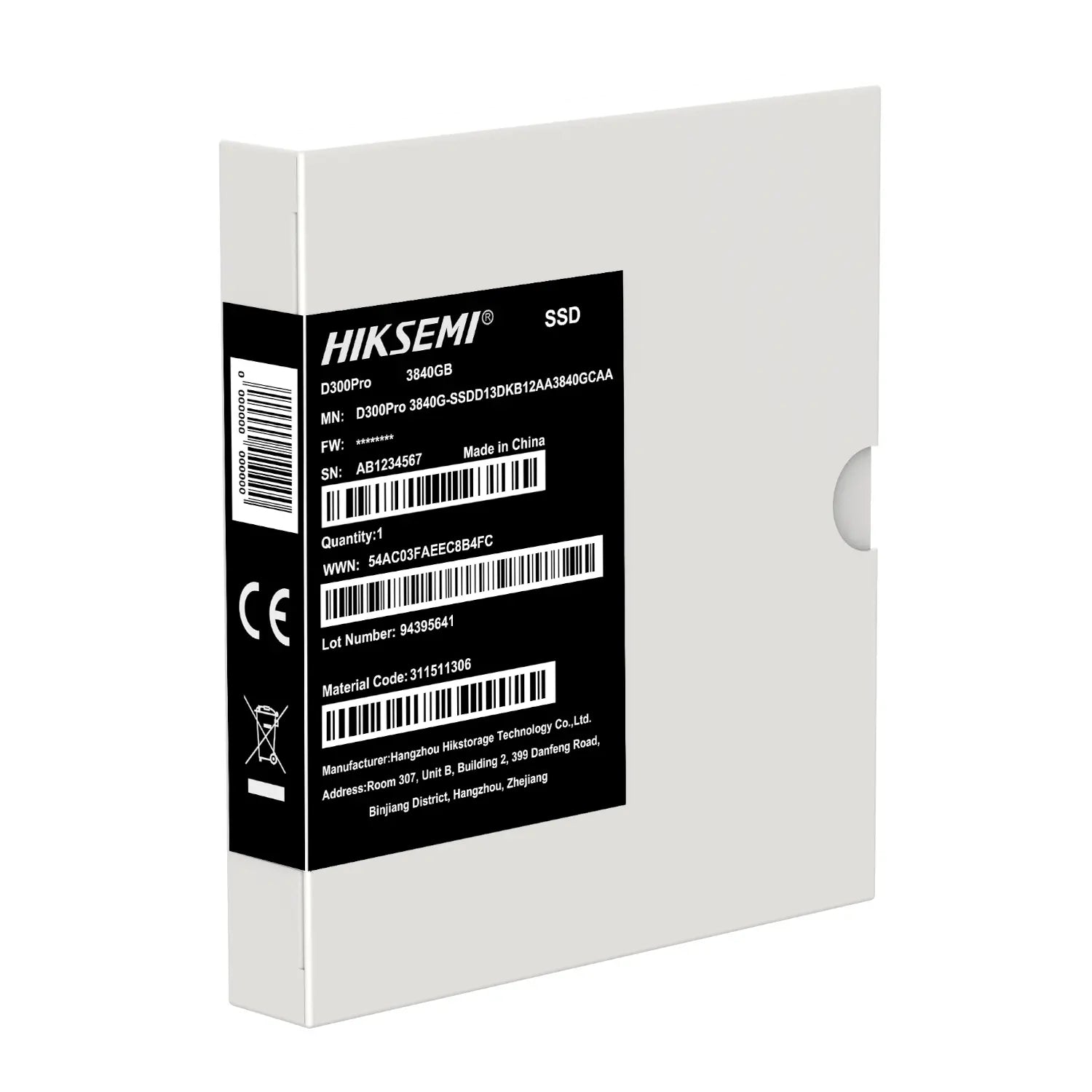 Hiksemi D300 PRO Tantalum Capacitor 3840GB SATA III Enterprise SSD