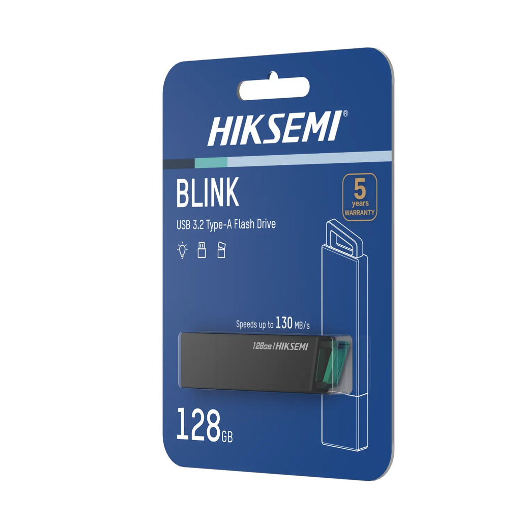 Hiksemi Blink 128GB USB3.2 Flash Drive - Black