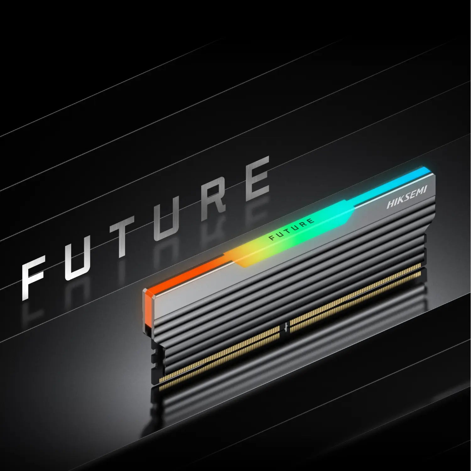 Hiksemi Future RGB 16GBKIT (2x8GB) 3600MHz DDR4 Desktop Gaming Memory Black