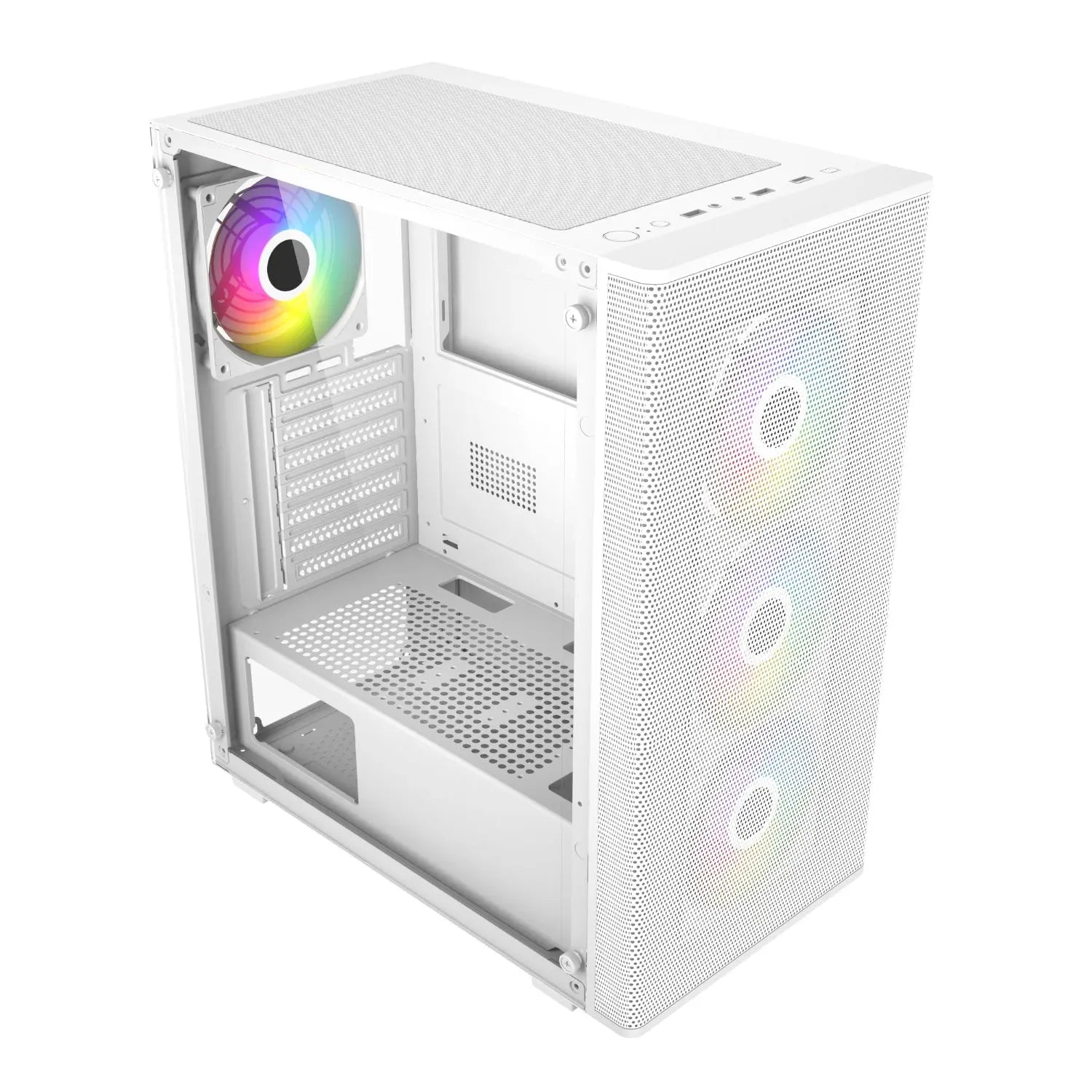 FSP M220 ATX Mid Tower Gaming Chassis - White