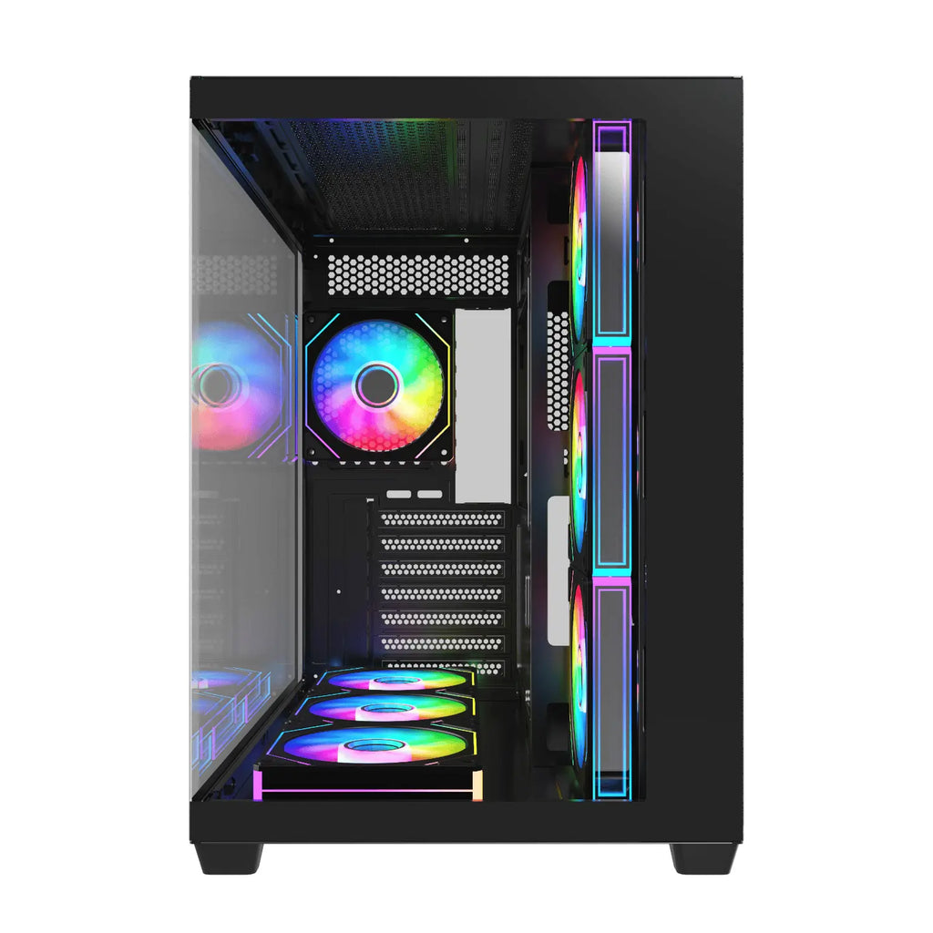 FSP M341 ARGB ATX Mid Tower Gaming Chassis - Black