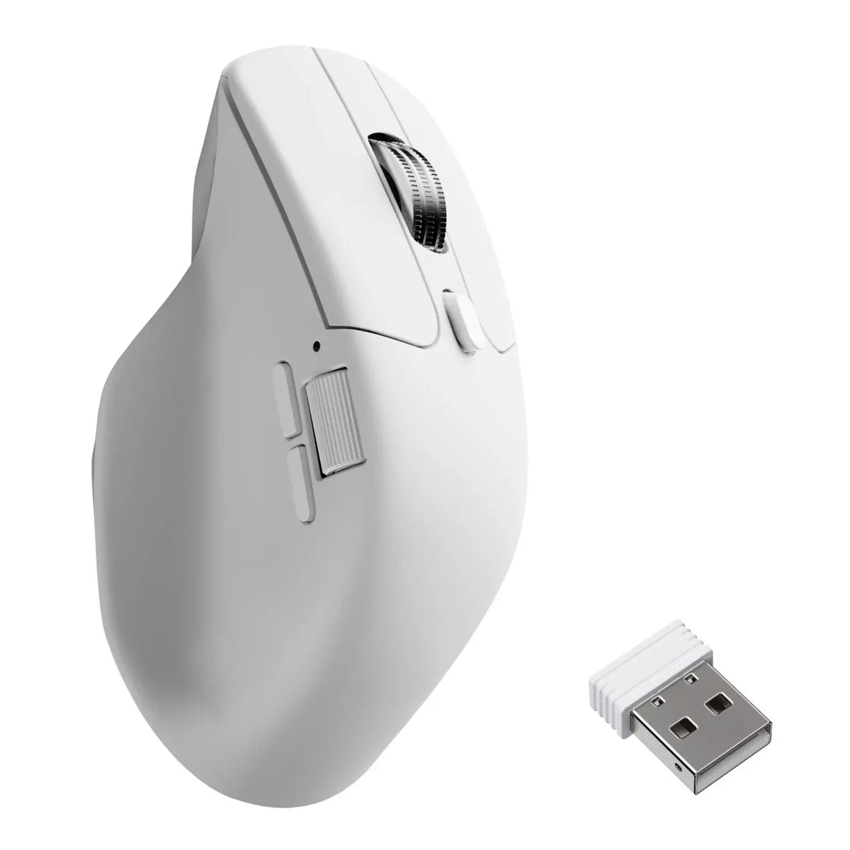 Keychron M6S-A24 PixArt 3950 8K 30000DPI Wireless Mouse (BT/2.4GHz/Wired) - White