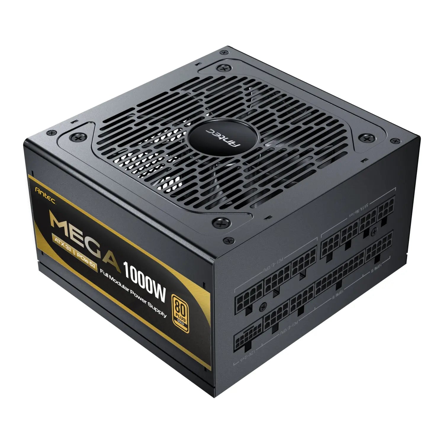 Antec MEGA 1000W 80 PLUS Gold ATX3.1 PCIE5.1 Fully Modular Power Supply