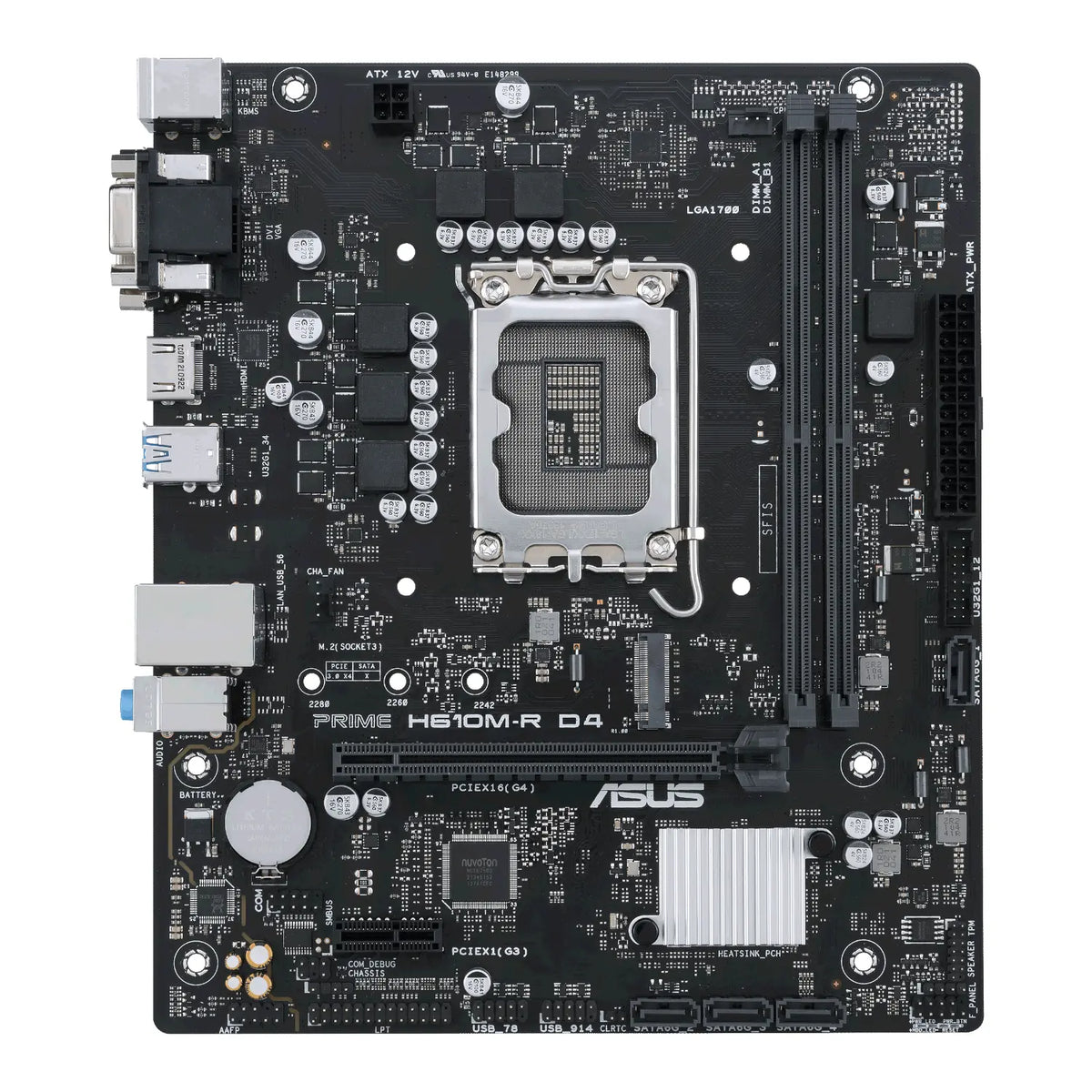 ASUS Prime H610M-R D4 LGA1700 M-ATX Motherboard