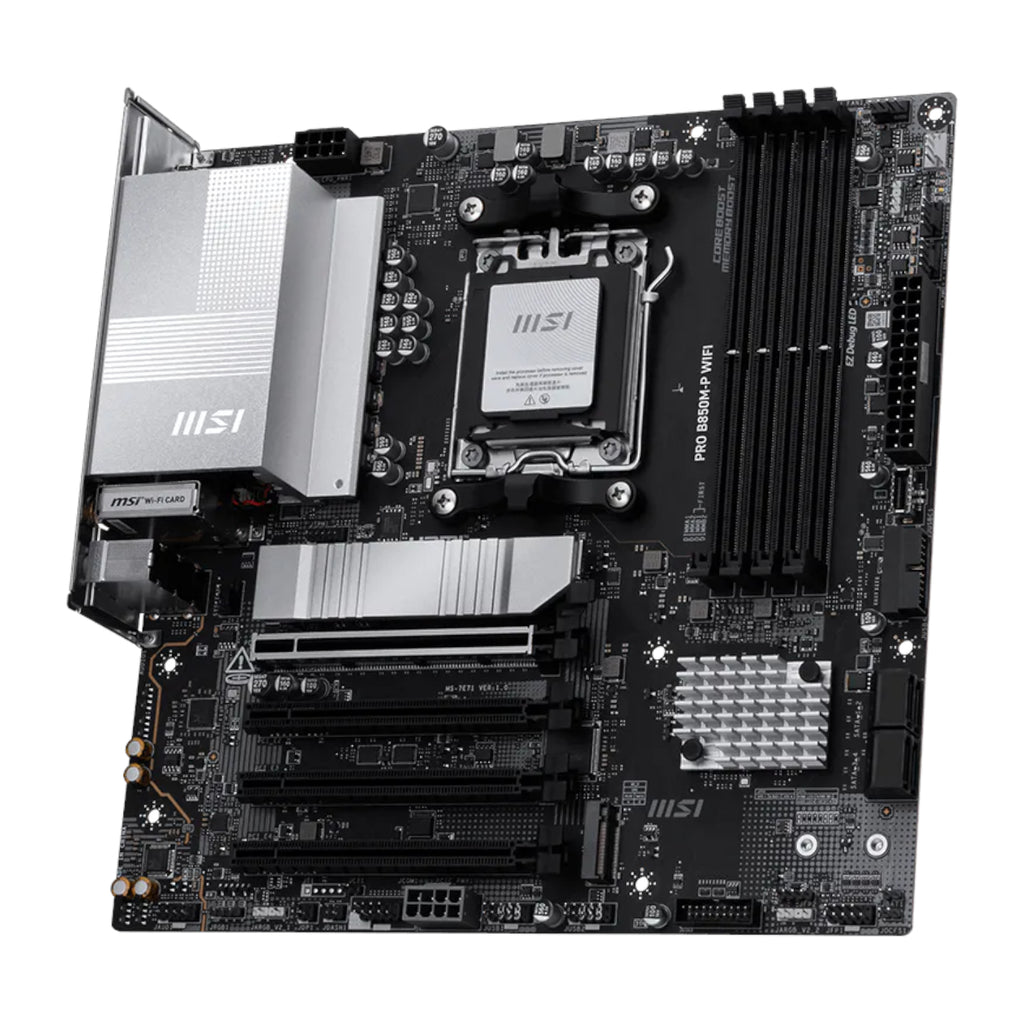 MSI PRO B850M-P WIFI AM5 mATX Motherboard