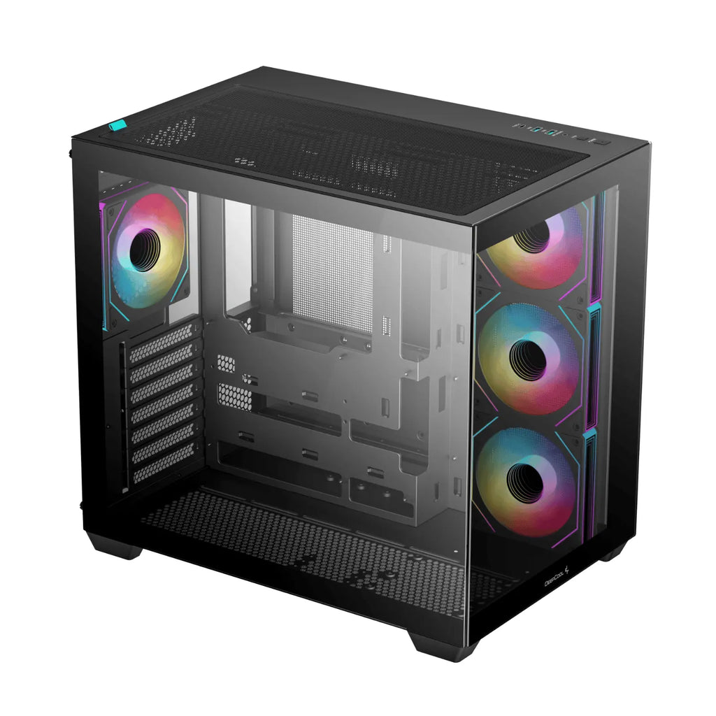 DeepCool CG530 4F Tempered Glass ATX Gaming Chassis - Black